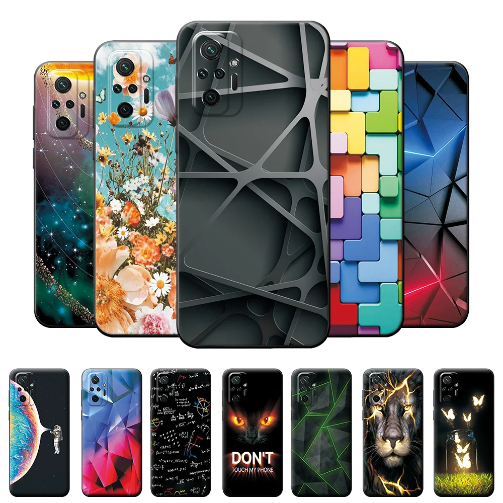 Custodia Per Redmi Note 10 Pro Custodia Per Xiaomi Redmi Note 10 Custodia Morbida In Silicone Redmi Note 10 4G Cover Posteriore Per Telefono Per Redmi