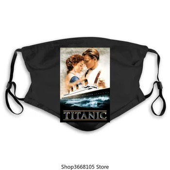 

VINTAGE 1996 TITANIC Movie Promo Schwarze Maske Leonardo DiCaprio SZ S 2XL Coole Sommermaskenmaske in Maske aus Herrenbekleidung