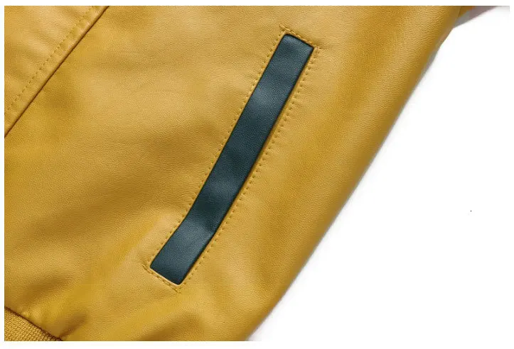 Кожаная куртка для мужчин Slim Fit колледж Роскошный Флис пилот вышивка бейсбольные куртки из искусственной кожи пальто casaco masculino
