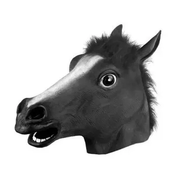 

Horse Head Mask Halloween Halloween Halloween Novelty Toys Latex Cosplay Costume Party Supplies Animal Zoo Funny Prop Novel