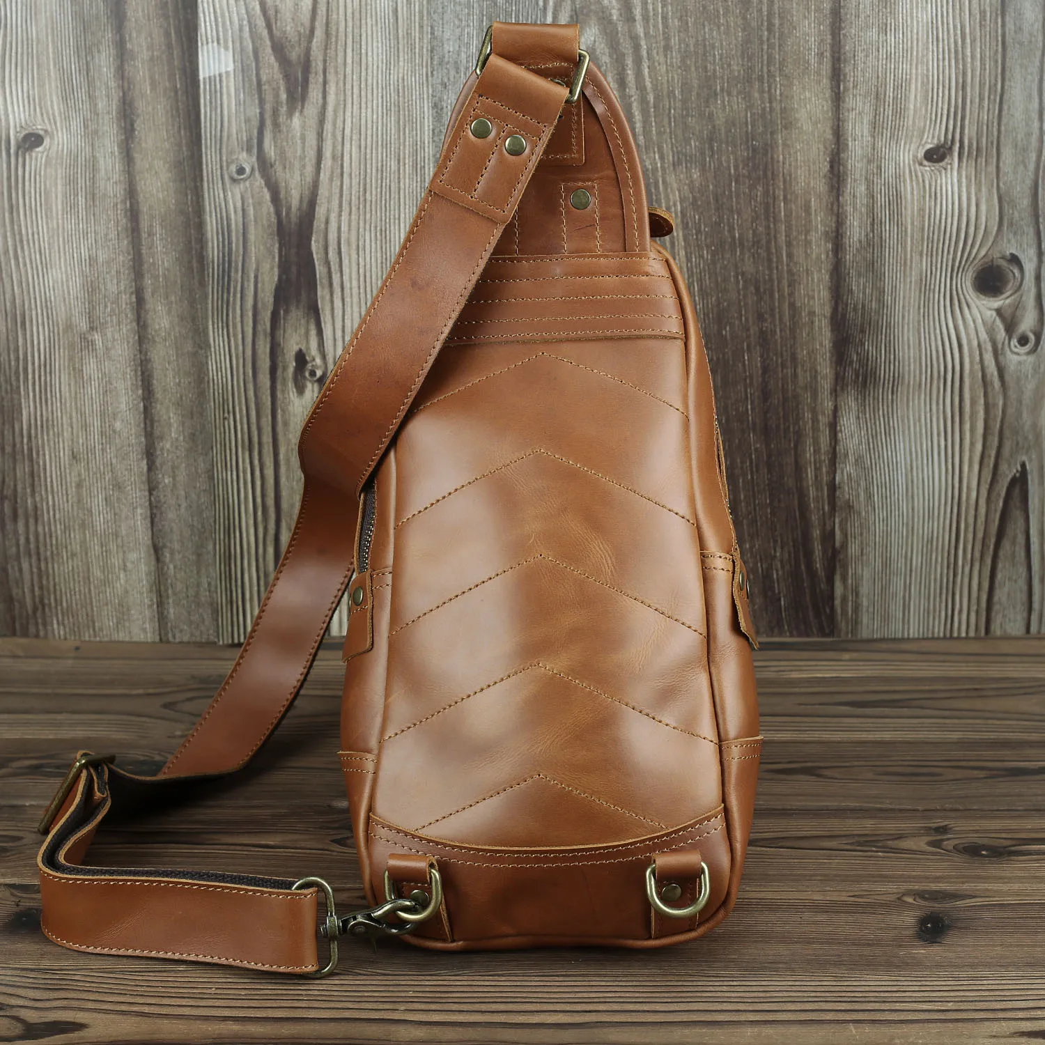 Бренд GO-LUCK, большая вместительность, натуральная кожа, Повседневный слинг, нагрудный пакет, мужская сумка через плечо, мужские сумки-мессенджеры из воловьей кожи