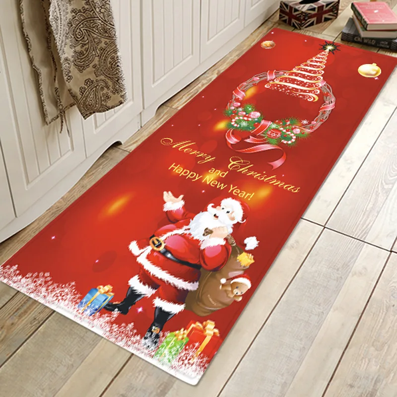 

QQPQGG 2019 New Christmas Carpets Mat 3D Printing Mats Carpet Mat Fur Carpet Home Living Room Carpet Bedroom Balcony
