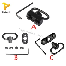 M-lok Sling Swivel Stud Mount Adapter For M Lok Rail Quick Release QD Sling Swivel Adapter Rail Mount Tools Kit Gun Accessories