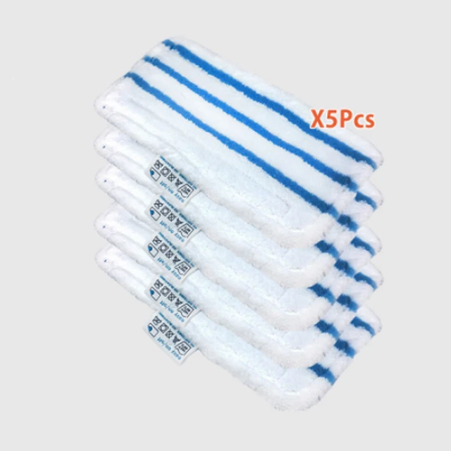 5 Pack Mop Pads Replacement for Black + Decker Steam Mop FSM1610/ FSM1630  Washable Mopping Pad Accessories 