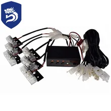 Напрямую от производителя притащили шесть 3X6LED решетчатая подсветка передние стробоскопы проблесковая лампа 18LED
