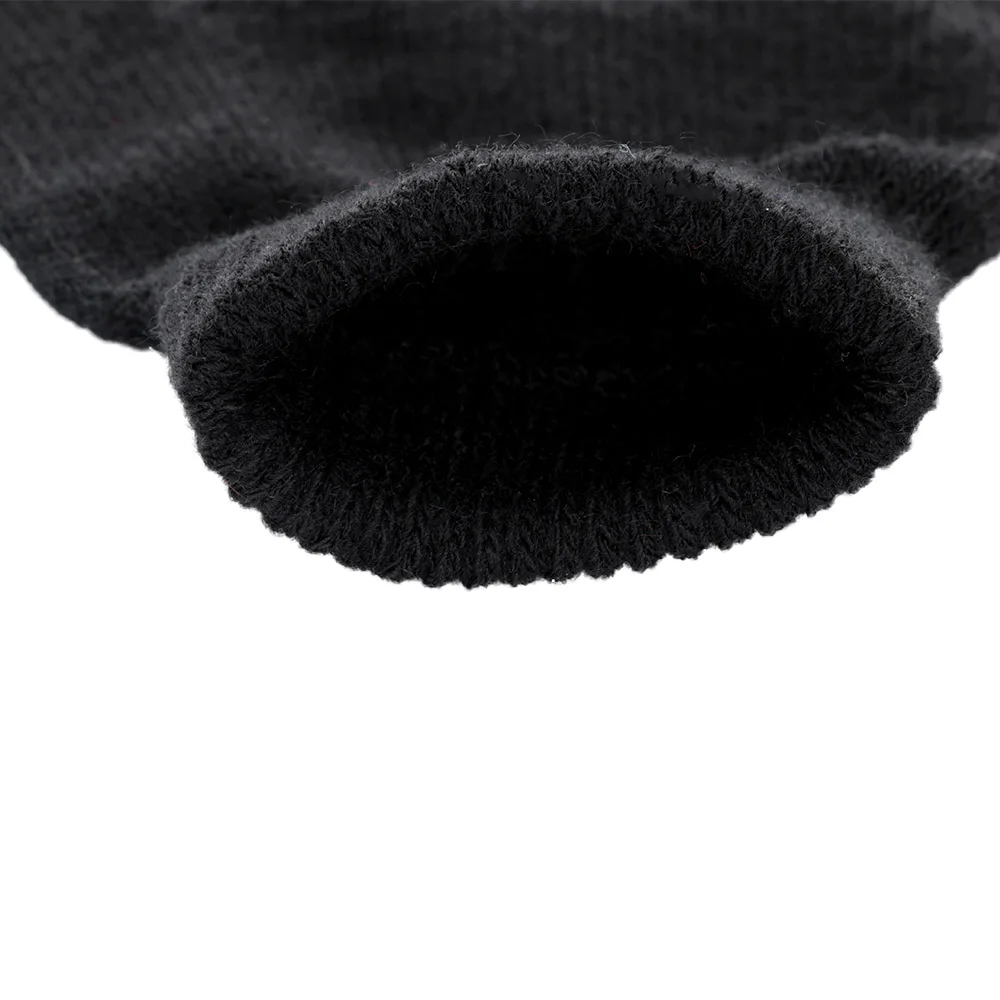 Cycling Gloves Men Knitted Fingerless Gloves Autumn Winter Outdoor Stretch Elastic Warm Half Finger Gloves