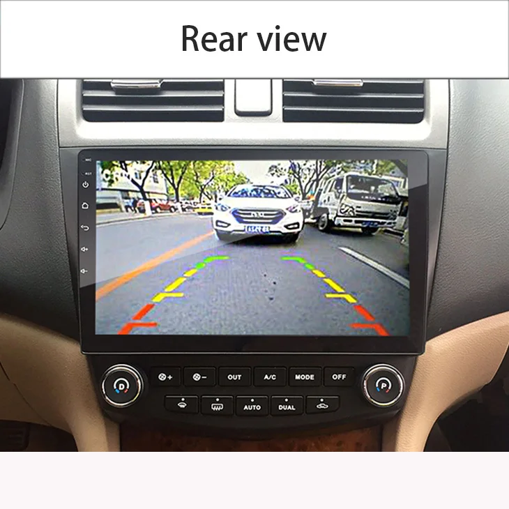 Cheap 1024*600 Quad core Android 10.1" Car radio GPS Navigation for HONDA Accord 7th 2003-2007 with wifi bluetooth mirror link 3