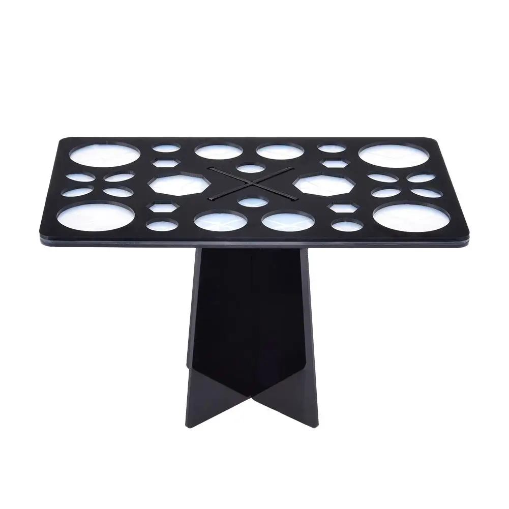 

26/28Holes Makeup Brush Holder Air Drying Rack Organizer Shelf Make Up Tree Brushes Organizer Cosmetic Brush Dryer Stand Storage