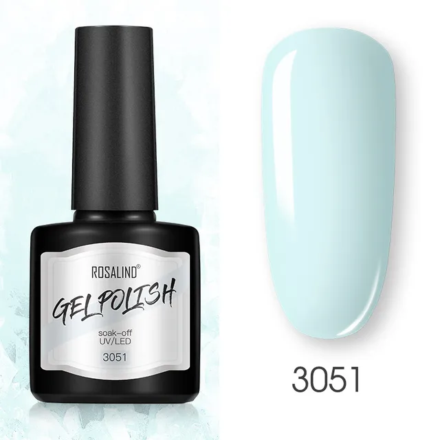 ROSALIND 8ml Gel Nail Polish Shiny Matte Effect Gel Polish For Manicure Nail Art Design Semi Permanent Painting Varnishes Gel RS17-3051