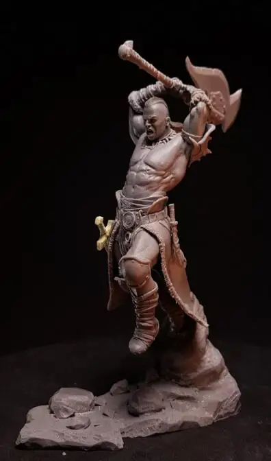 1/24 воин в Finghting смолы фигура Строительный набор