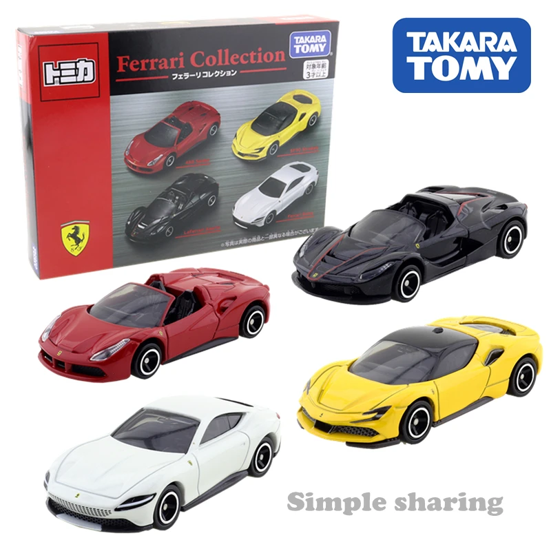 Tomica Ferrari коллекция 488 Spider SF90 Stradale LaFerrari Aperta Roma литая под давлением модель игрушка