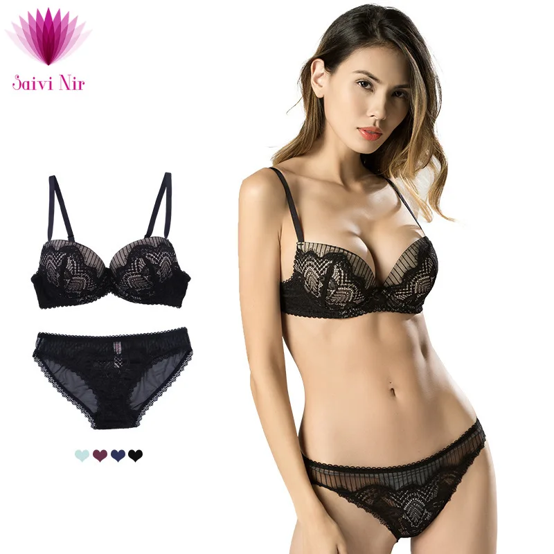 Lace Bra Set Sexy Female Underwear Lingerie and Panty Women Bodysuit |