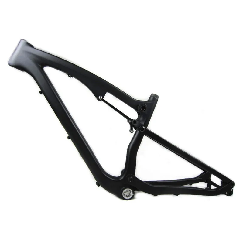 

free shipping 27.5er MTB carbon frame carbon bike frame Soft tail frame, mountain bike frame 156 carbon bicycle frame