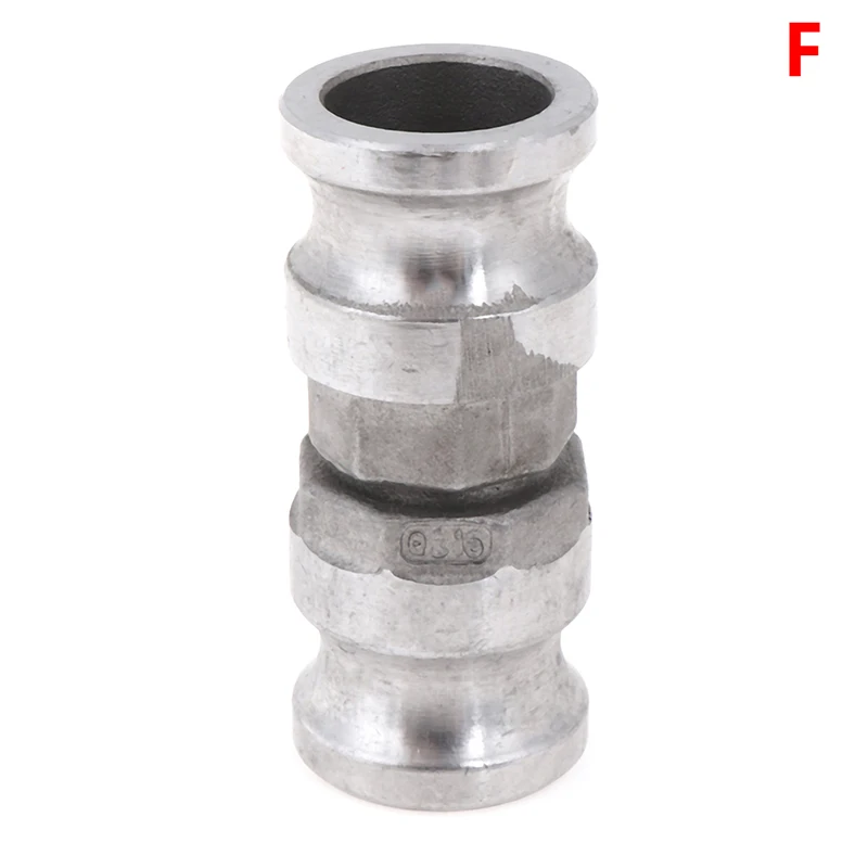 F 1 шт. 304 нержавеющая сталь Homebrew Camlock фитинг адаптер 1/" MPT FPT Barb - Цвет: F