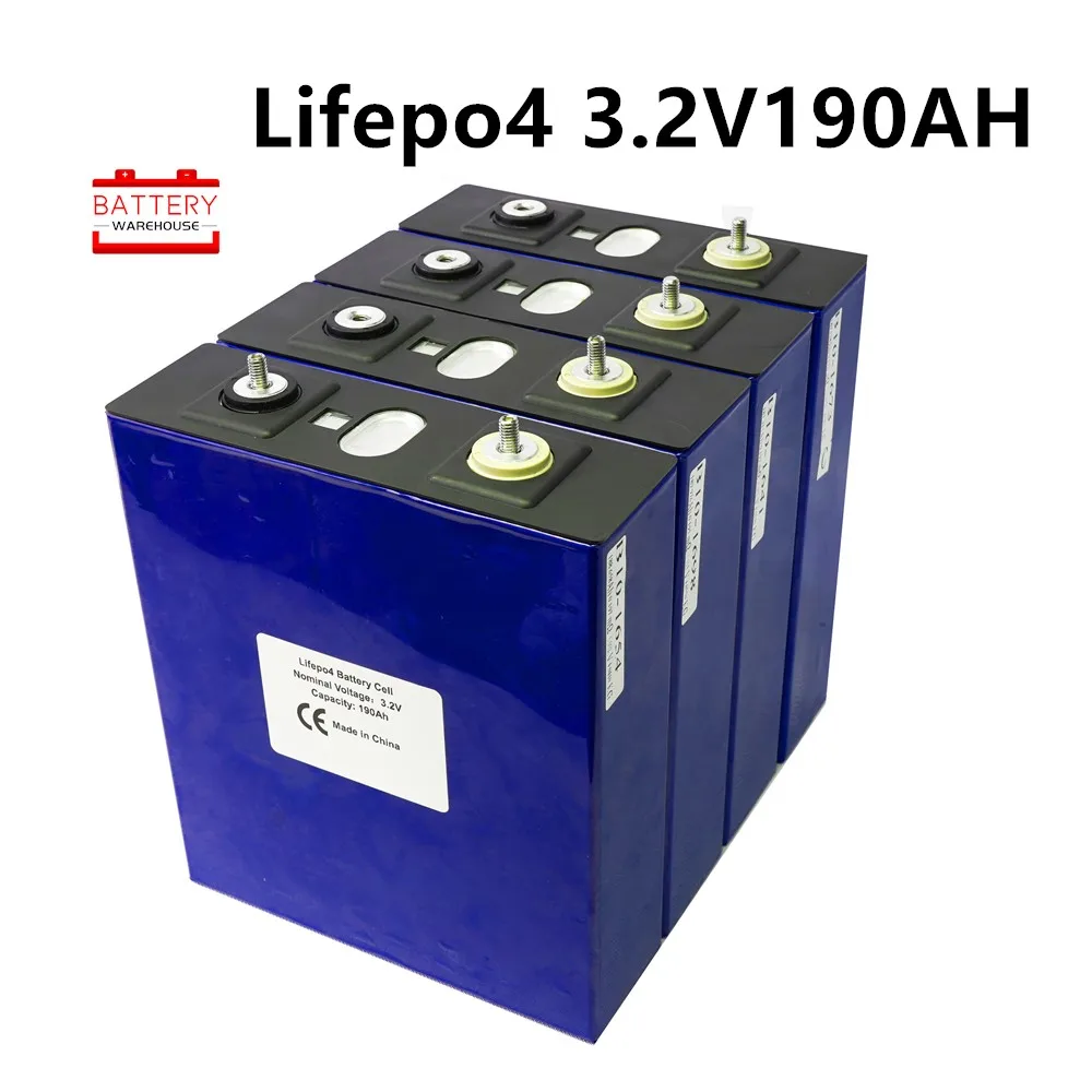 3.2v190AH LIFEPO4 глубокий цикл новые литиевые железно-фосфатные батареи для 12V200AH RV солнечные EV AU ЕС США без налогов