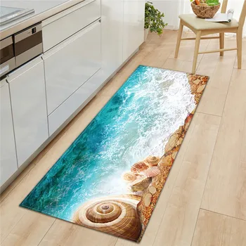 

Printed Kitchen Mat Anti-slip Modern Area Rugs Bathroom Absorption Rugs Bedside Floor Carpet Soft Kid Play Mat Home Decoration