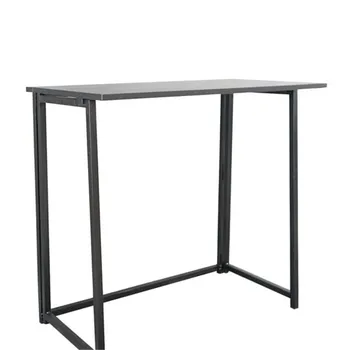 

MDF material Simple Collapsible Computer Desk Black for office or home Foldable simple table