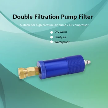 

PCP Paintball Airforce Hand Pump 300bar/4500psi M10x1 Thread Water-Oil Separator Free Filter with Quick Couplers 50cm Pressure