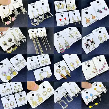 

30 Paris/lot fashion classical mix random style alloy women earring lot jewelry wholesale 200731-75