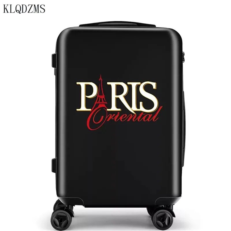 KLQDZMS, новинка, 1" 20" 2" дюймов, ABS+ PC, чемодан на колесиках, вертушка на колесиках, чемодан, пароль для мужчин и женщин, дорожная сумка