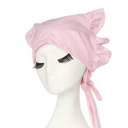 ALX-головной платок Женская треугольная кухонная шляпа для взрослых Маникюр пылезащитный головной убор шеф-повара маслостойкий капюшон lampblack - Цвет: picture color