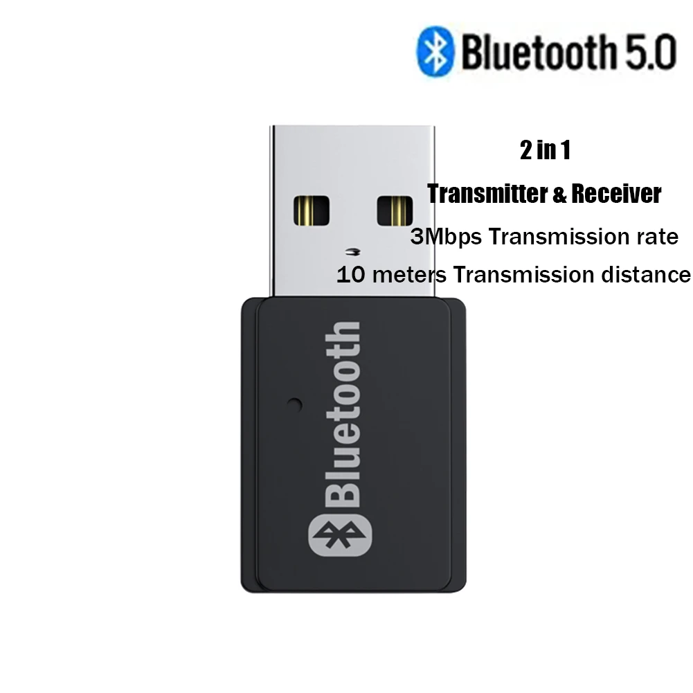 2 IN 1 Type 3 4,2 5,0 Bluetooth передатчик приемник аудио USB 3,5 мм портативный беспроводной динамик стерео адаптер для ТВ ПК компьютер наушники автомобиля - Цвет: 2 IN 1 Type 3