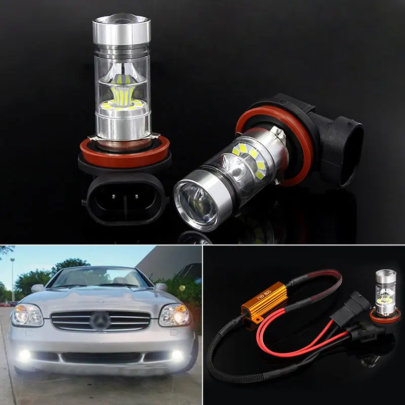 H7 Canbus H8 H11 LED Fog Light Bulb DRL Lamp for Mercedes Benz W203 W204 W210 CLA W212 W202 W205 W176 W124 AMG C E GLK - AliExpress