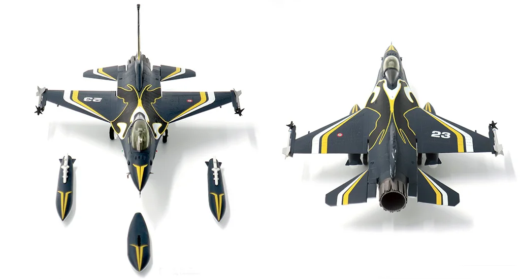 Прекрасно 1: 72 итальянская авиация F16A модель самолета из сплава коллекция