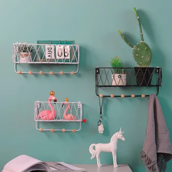 

1 pcs Practical Rack Exquisite Key Holder Mail Storage Rack Iron Storage Rack for Women