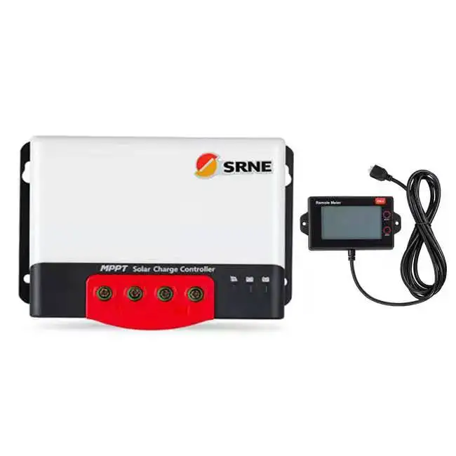 40A SRNE MPPT Контроллер заряда MC2440N10 12 В 24 В для солнечной домашней системы с функцией bluetooth - Цвет: MC2440N10 with RM-6