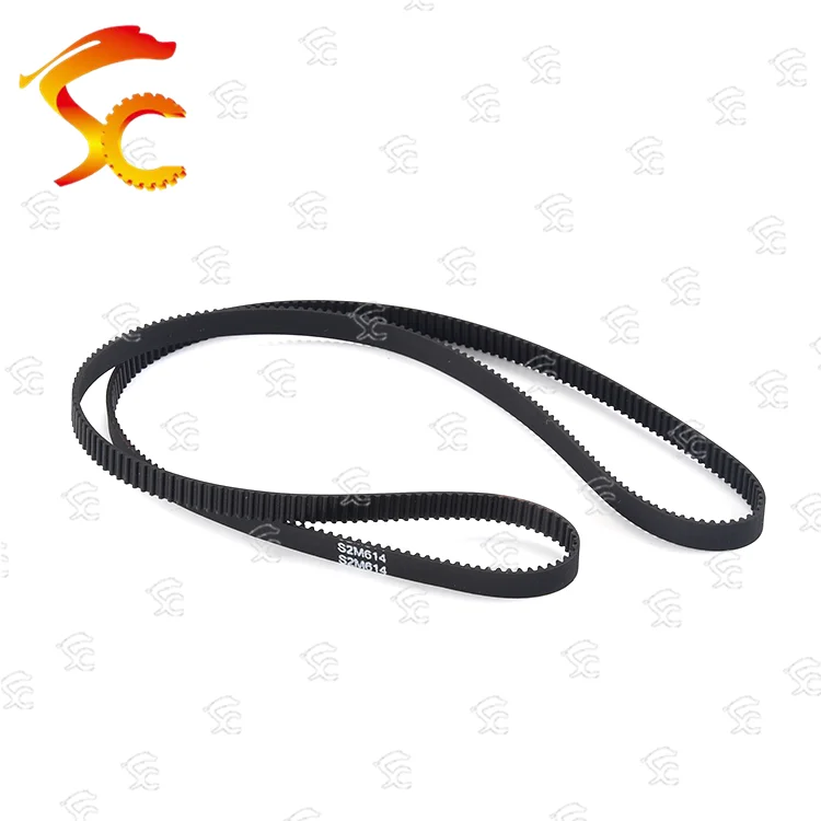 

10pcs S2M-614-6/10mm belt closed loop rubber S2M-614-6/10mm timing belt Teeth 307 Length 614mm width 10/6mm for 3D printer