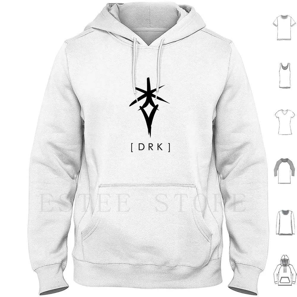 Felpe Con Cappuccio Dark Knight Manica Lunga Ff14 Job Class Astrologian Bard Black Mage Blue Mage Dancer Dark Knight Dragoon