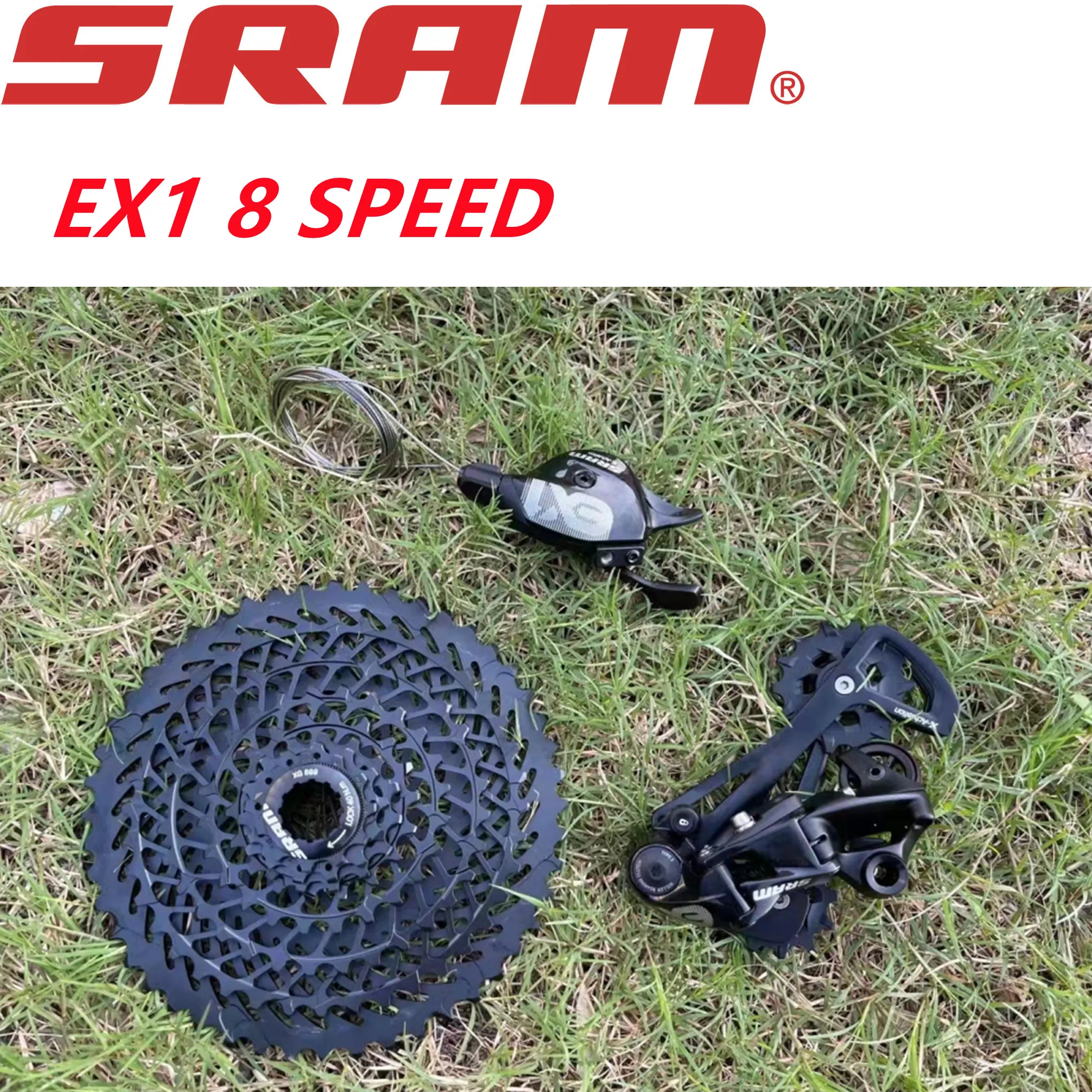 

SRAM EX1 Electric Bicycle Shift Kit, 8-speed Finger Dial, SX GX NX X01 XX1 M8100 9100 Rear Dial XG899 Flywheel sensah