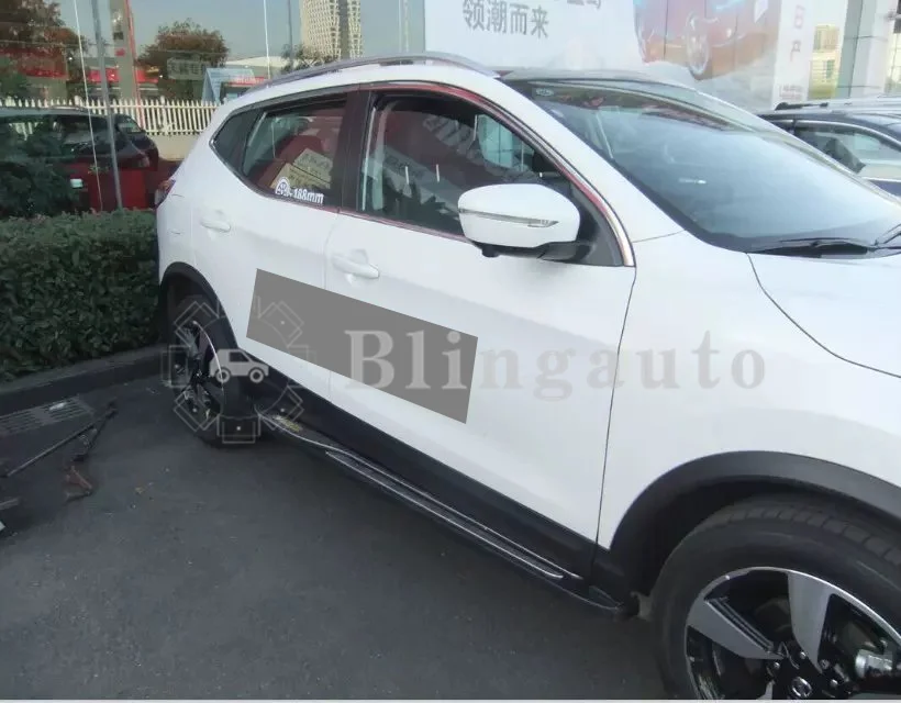 Боковой Шаг подходит для Ni ssan Rogue Sport Qashqai- 2 шт. Левая Правая Беговая доска nerf бар Автомобильная педаль боковая лестница