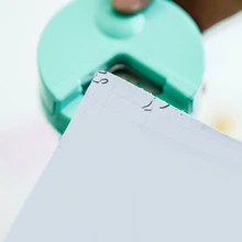 Случайный цвет 1 шт. DIY R4 угловая круглая 4 мм бумажный Дырокол конфетный цвет карты Фото Резак Ремесло Скрапбукинг инструмент