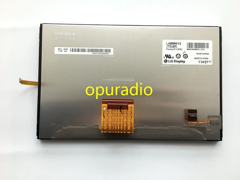 LA080WV2 8 0 &quotTFT ЖК-дигитайзер LA080WV2(TD)(01) сенсорный экран для Toyotta high Lander (2014-2015) RAV4