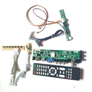 

Fit LM230WF5-TLF5/TLG1/TLH1 1920*1080 upgrade monitor 30 pin LVDS AV HDMI VGA USB DVB 3663 TV digital LCD drive board DIY Kit