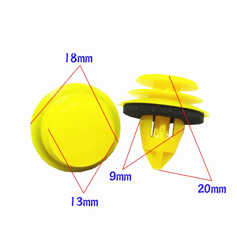 10 шт. автоматическое пластиковое Крепление зажим для BYD F3 F3R L3 G3 обивки двери заклепка панели