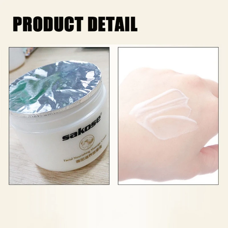 Face Cleansing Cream Moisturizing Oil-Control Shrinking Pores Remove Blackheads Facial Massage Cream Nourishing
