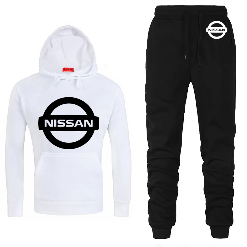 Толстовка с капюшоном для мужчин, толстовка унисекс с логотипом автомобиля Nissan, модная мужская толстовка с капюшоном в стиле хип-хоп harajuku