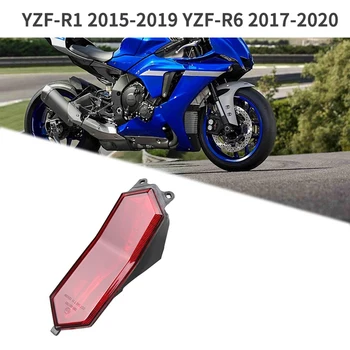 

Motorcycle Rear Integrated Tail Light Turn Signal Blinker Taillight for Yamaha YZF-R1 2015-2019 YZF-R6 2017-2020(Red)
