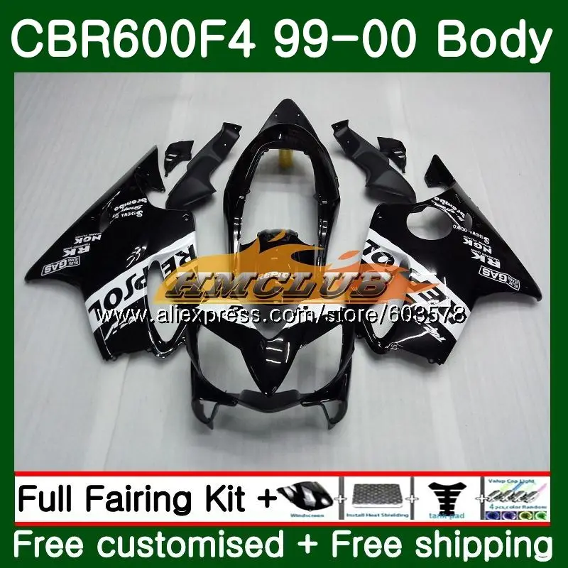 Средства ухода за кожей для HONDA CBR 600F4 CBR600 F 4 CBR 600 F4 1999 2000 69CL. 2 Repsol черный 600CC CBR600F4 CBR 600 FS CBR600 F4 99 00 обтекатели
