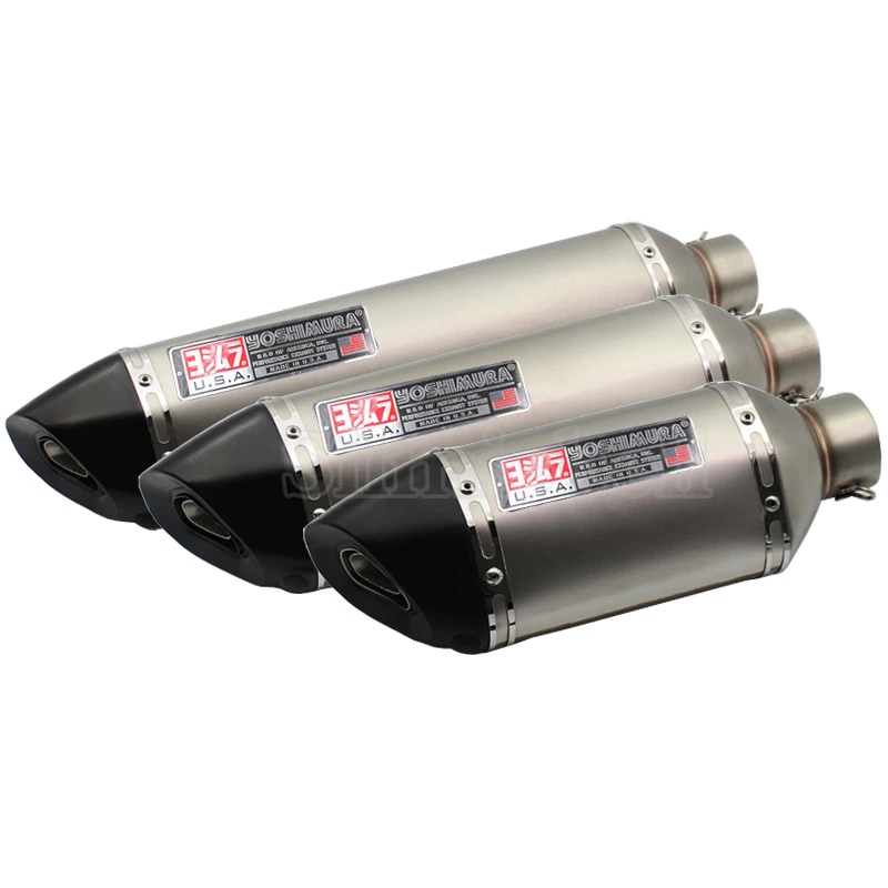 Universal Inlet 51mm / 61mm Motorcycle Exhaust Pipe Muffler Yoshimura DB Killer Escape Moto for Yamaha TMAX NMAX PCX Z900 Z1000 |