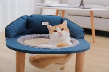 

Pet cat nest for all seasons Cat bed Removable and washable Modern simple space capsule cat's nest cat hammock cat house