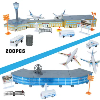 

Airplane Sand Table Model Airport Assembled Toy Simulated Scene Toys High Quality