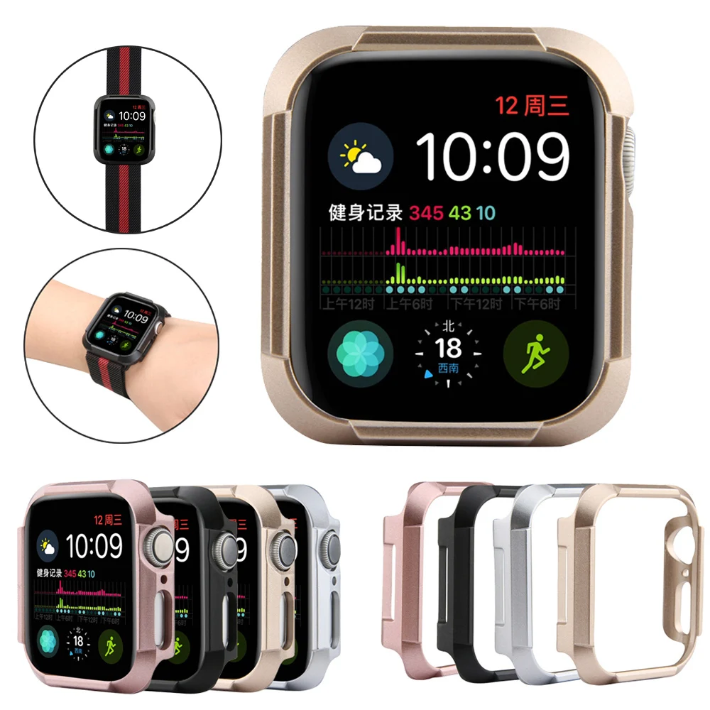 Мягкий чехол для apple watch 4 40 мм 44 мягкий тонкий бампер 3 38 42 Рамка Iwatch | Наручные часы