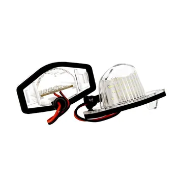 

CARALL LE2032 Kit Led license plate lights for Honda Jazz Odyssey Stream Insight 5D 3d Logo CR-V FR-V 12V 5W Canbus White