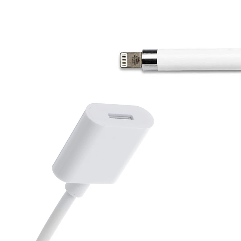 

USB Male To Lightning 8-Pin Female Charging Adapter Cable For iPad Pro Pencil Q81E