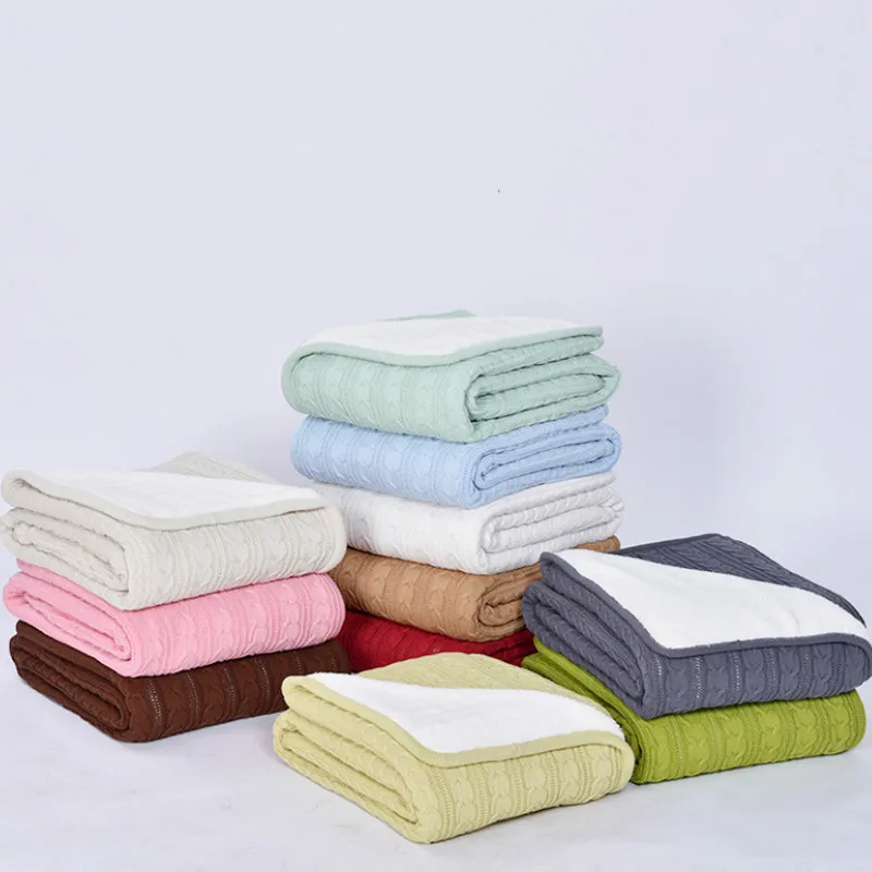 Бархатное шерстяное одеяло с витой вязкой, весеннее и осеннее одеяло для ленивых, воздухопроницаемое одеяло для кровати, одеяло с капюшоном Snuggie