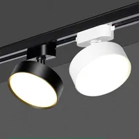 LED Track Light 10W 15W 20W 25W Rail Lamps AC85-265V 2 Wires 3 Wires 4 Wires 1 Phase 3 Phase Indoor LED Spotlight for Shop Store 1